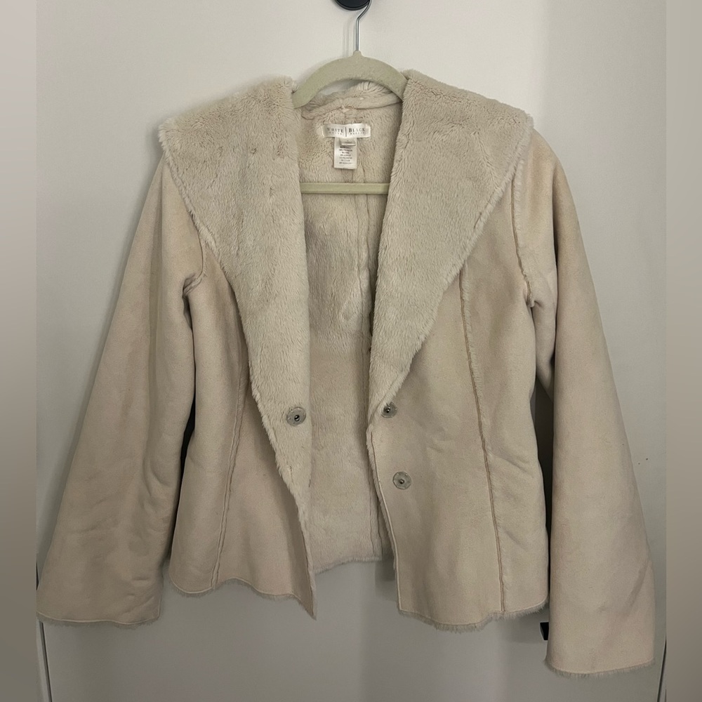 Beautiful suede fur coat